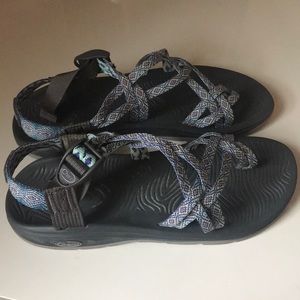 EUC Blue and Grey Chacos